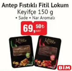 KEYİFÇE ANTEP FISTIKLI FİTİL LOKUM 150 G